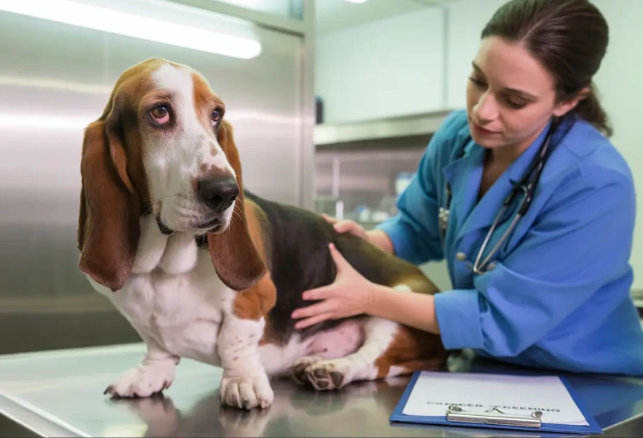 basset hound death cause